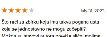 Goodreads detalji knjige Gracija od čempresa