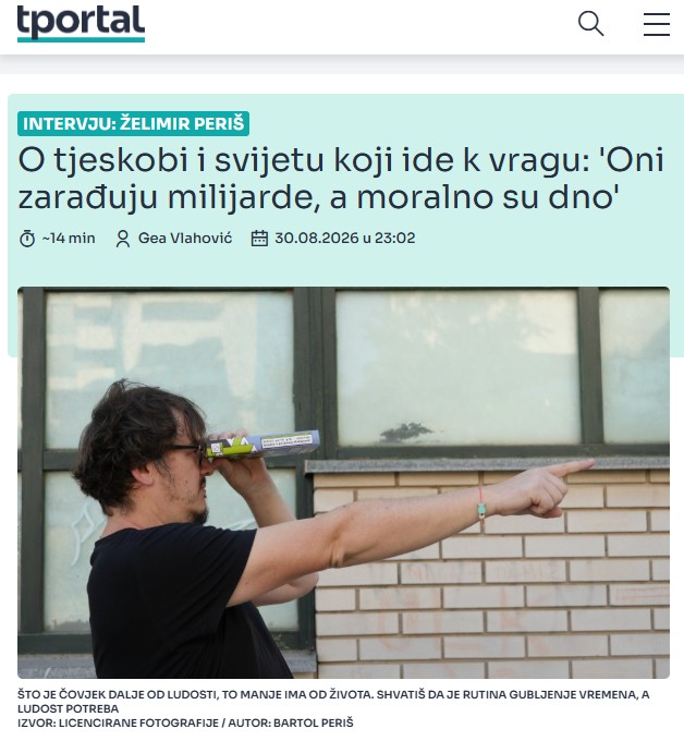 Naslovnica članka o romanu Gvb na tportalu
